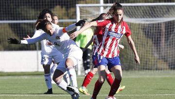 Laufa Fernández en el partido ante el conjunto jordano.