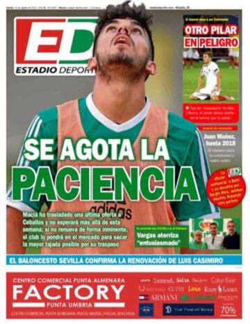 Portadas de la prensa deportiva