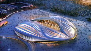 Looking like a traditional dhow boat, Al-Wakrah stadium has a capacity of 40,000