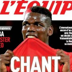 L'Équipe sitúa a Pogba en el Real Madrid antes de la Eurocopa