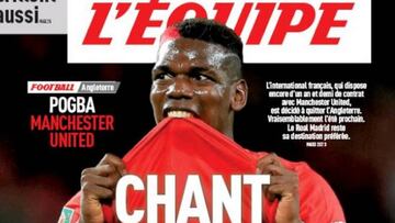 Portada del diario francés L'Equipe del día 6 de diciembre de 2019.