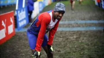 El británico Mo Farah, segundo en Edimburgo.