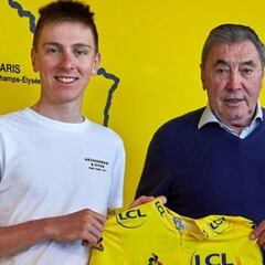 Merckx bendice a Pogacar: "Creo que puede hacerlo mejor que yo"