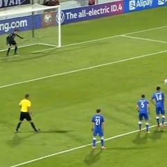 El rarísimo penalti que tiró Modric