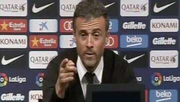 Luis Enrique, en 'shock' tras ver a un periodista dormido