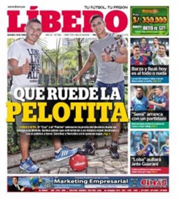 Portadas de la prensa deportiva