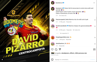 David Pizarro volverá a jugar en Italia: anuncio oficial