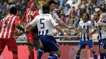 El Deportivo firma un deprimente empate ante un Almería superior