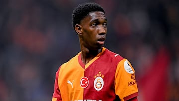 ISTANBUL, TURKEY - FEBRUARY 13: Yaser Asprilla of Galatasaray AS during the Turkish Cup match between Galatasaray v Ikas Eyupspor at the Turk Telekom Stadium on February 13, 2026 in Istanbul Turkey (Photo by Gerrit van Keulen/Soccrates/Getty Images)