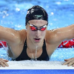 Lidón Muñoz, récord de España pero sin final en 100 estilos