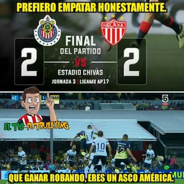 Los mejores memes de la jornada 3 del Apertura 2017