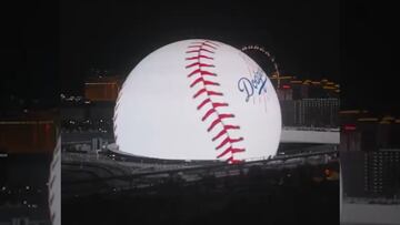 La Sphere de Las Vegas se une a la celebración de los Dodgers