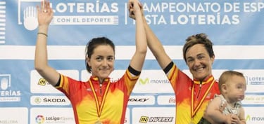 Leire Olaberria, mam¨¢ y campeona en el vel¨®dromo