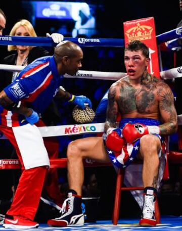 El boxeador Gabriel Rosado.