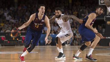 19/06/19 BALONCESTO BASKET TERCER PARTIDO
PLAYOFF FINAL LIGA ACB LIGA ENDESA
BARCELONA LASSA - REAL MADRID
THOMAS HEURTEL JEFFERY TAYLOR