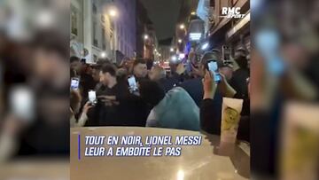 Ya es el rey de París: esto es lo que genera Messi a la salida de un concierto