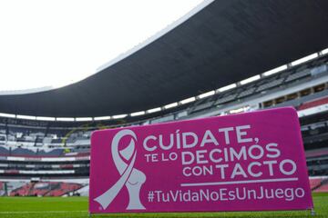 Así se vivió el ambiente previo al inicio del Clásico Nacional entre América y Chivas celebrado en el Estadio Azteca por la Jornada 10 de la Liga MX.
