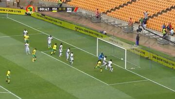 Ver para creer: el gol fantasma de Sudáfrica que el árbitro dio por bueno