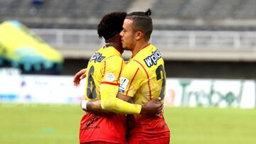 Jugadores de Pereira celebran.