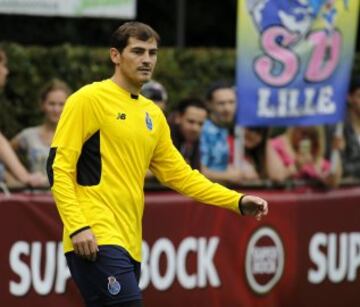 Primera sesión de Casillas con el Oporto