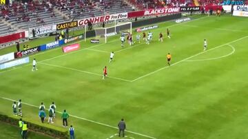 La gran opción de gol que tuvo Henríquez en derrota del Atlas