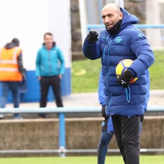 El Alavés se entrenó en las instalaciones del Barcelona