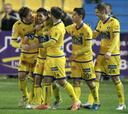 El Alcorcón da la sorpresa con un gol de picardía de Pacheco