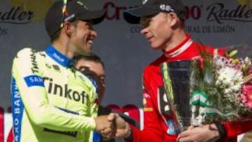 Contador y Froome.