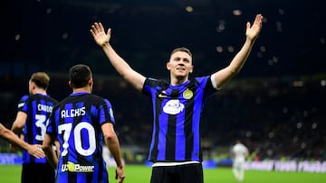 Kristjan Asllani, con el Inter.