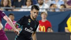 Dani Ceballos participó en el entrenamiento sin problemas