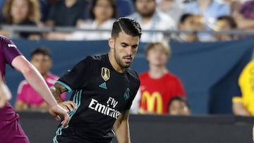 Dani Ceballos participó en el entrenamiento sin problemas