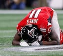 Julio Jones podría perderse el partido ante los Eagles