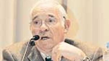 Aragonés durante su intervención.