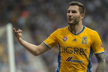 El francés André-Pierre Gignac volvió locos a los aficionados de los Tigres cuando llegó al conjunto regiomontano en el Apertura 2015. Llegaba procedente del Marsella y encajó de manera perfecta en el equipo de Ricardo Ferretti.