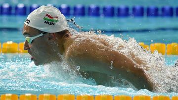 A Milak le sobran diez metros para atrapar a Phelps