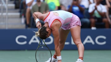 Halep cae ante la 124? del mundo... ?en su primera victoria!