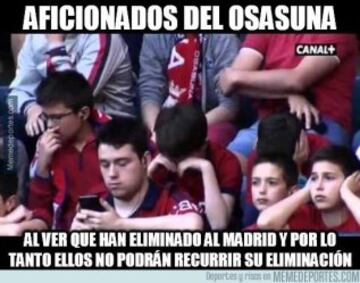 Los 'memes' de la eliminación del Real Madrid en Copa