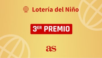 Tercer premio del sorteo de la Lotería del Niño 2025: ¿dónde ha tocado la Lotería de Reyes?