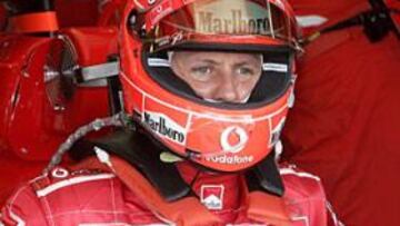 <B>DE ESTRENO. </B>Schumacher ha rodado por primera vez en un Gran Premio con el F2005.
