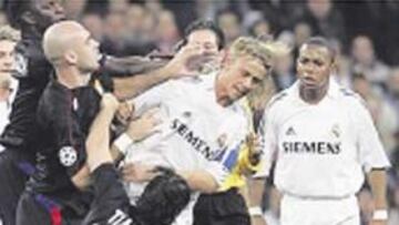 Una entrada de Guti fue el motivo de esta tangana.