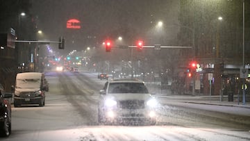 A strong low pressure system over the Midwest is producing hazardous conditions across the nation with numerous weather advisories and warnings issued.