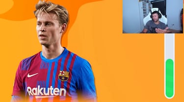 El c車mico lapsus de Ag邦ero al no recordar el nombre de Frenkie de Jong