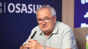 El presidente de Osasuna,Luis Sabalza.