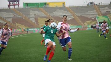 M&eacute;xico vs Paraguay femenil.