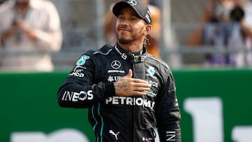 Lewis Hamilton, en México.