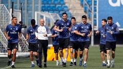 Ramos e Isco no se entrenan con el grupo y Bale, en tratamiento