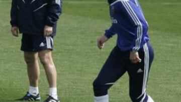 <b>¿SÍ O NO? </b>Jarosik, en la sesión de ayer junto a Aguirre, es el que tiene más posibilidades de renovar.