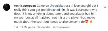 Paula Badosa, vctima de insultos machistas tras la derrota de Tsitsipas en Wimbledon