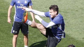 Kovacic, en un entrenamiento.