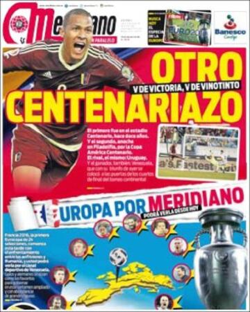 Portadas de la prensa mundial